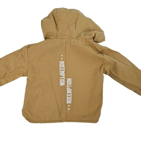 *Last chance item** Baby Toddler Jacket Reversible Unisex Kids Khaki Polka Dot - Picture 12 of 16